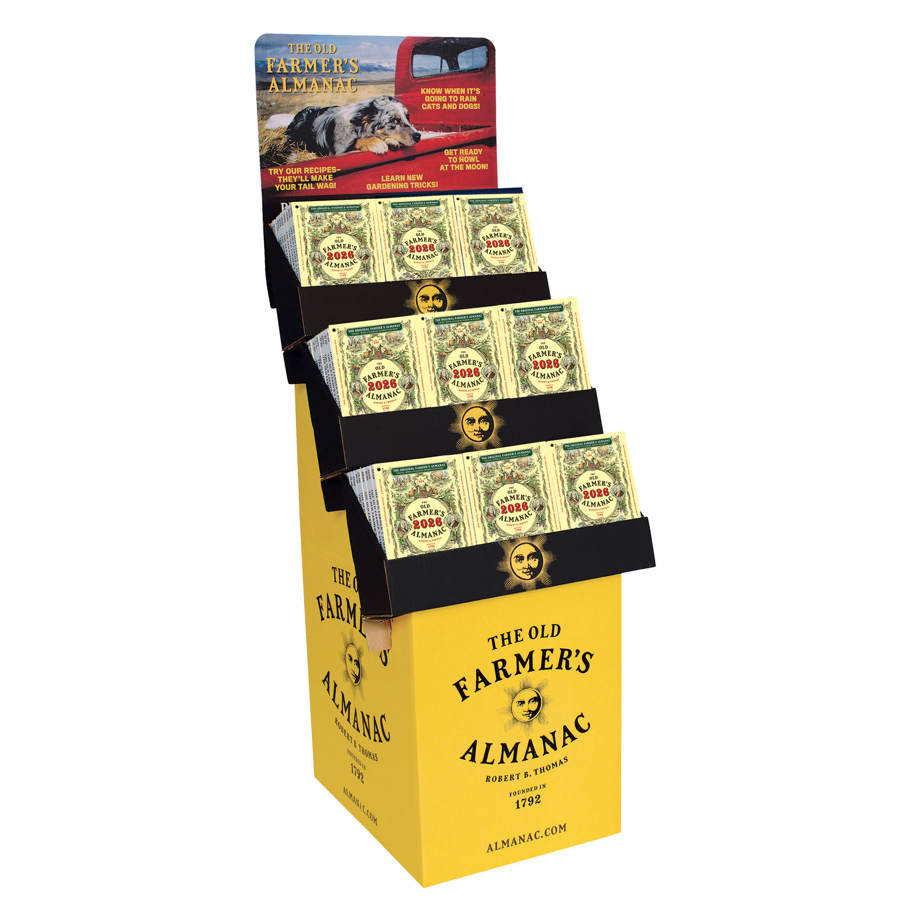 2026 60-copy Almanac floor display