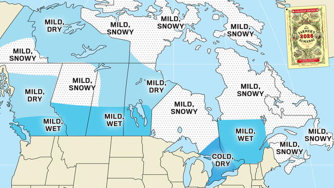 2025-26 Winter Weather Forecast Canada